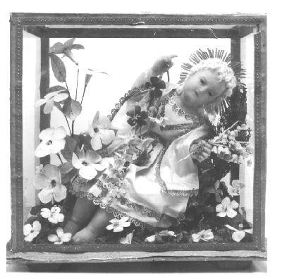 MARIA VERGINE BAMBINA (statuetta devozionale) - ambito lucchese (sec. XIX)