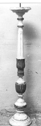 candelabro portatile, serie - ambito versiliese (sec. XIX)