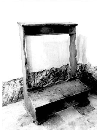 inginocchiatoio - ambito versiliese (secc. XVIII/ XIX)