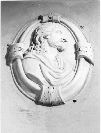 VOLTO DI CRISTO (rilievo) - ambito apuoversiliese (sec. XIX)