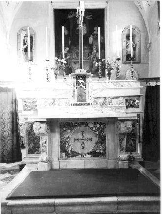 altare maggiore - ambito apuoversiliese (sec. XVIII)