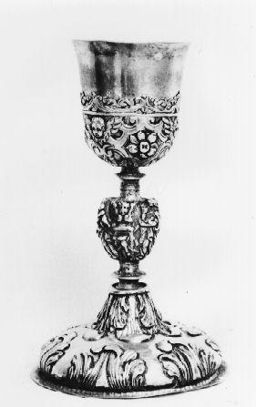 calice - ambito italiano (fine/inizio secc. XVII/ XVIII)