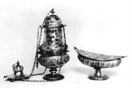 navicella portaincenso di Mazzi Antonio (sec. XVIII)