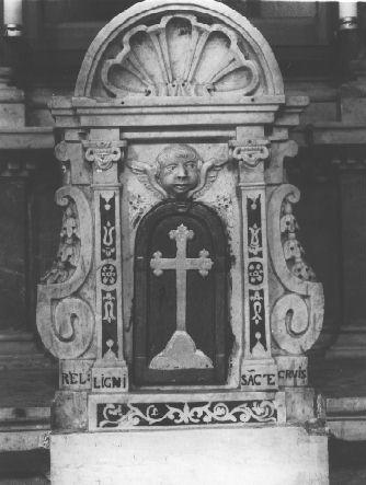 tabernacolo - a frontale architettonico - ambito lucchese (sec. XVII)