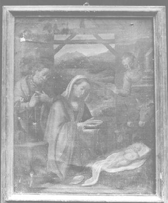 natività di Gesù (dipinto) di Tommasi Guglielmo (?) (sec. XVIII)