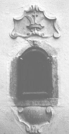 tabernacolo murale - ambito lucchese (sec. XVIII)