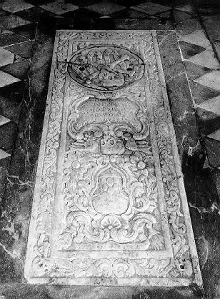 lastra tombale - ambito toscano (sec. XVIII)