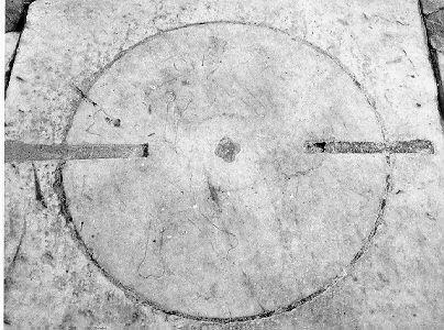 lastra tombale - ambito lucchese (sec. XVII)