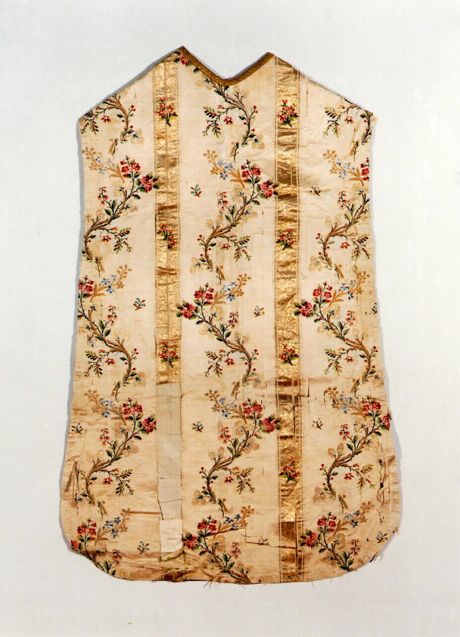 pianeta - manifattura siciliana (ultimo quarto sec. XVIII)