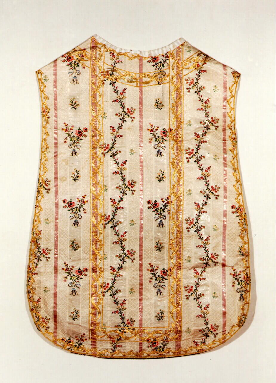 pianeta - manifattura siciliana (ultimo quarto sec. XVIII)