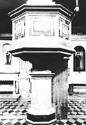 pulpito - ambito toscano (sec. XVII)