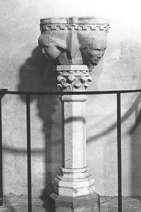 fonte battesimale - ambito toscano (inizio sec. XIV)