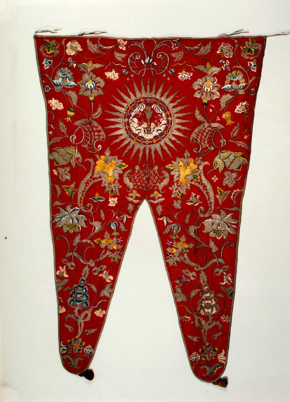 stendardo - manifattura siciliana (Seconda metà sec. XVIII)