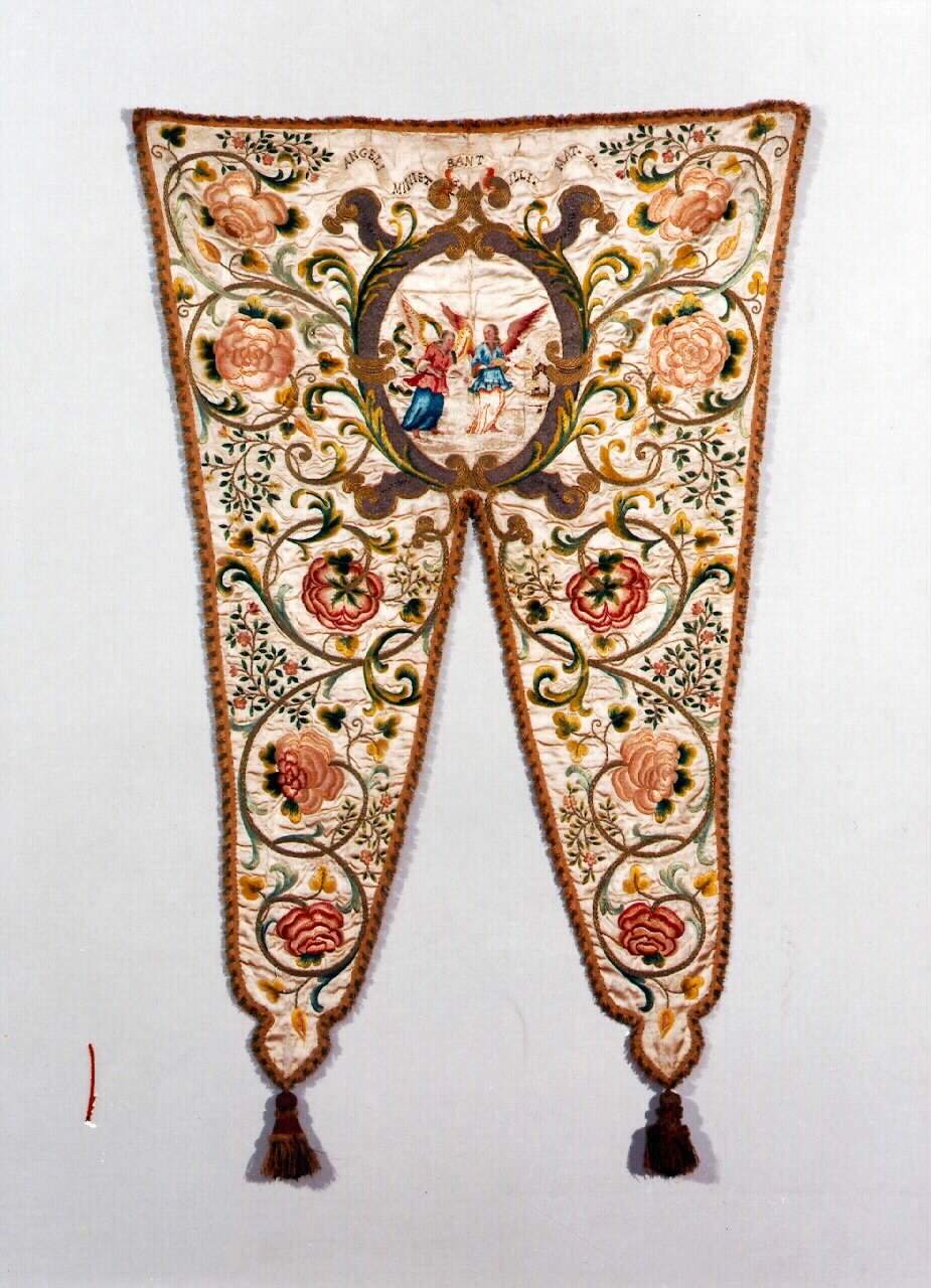 stendardo - manifattura siciliana (Prima metà sec. XVIII)