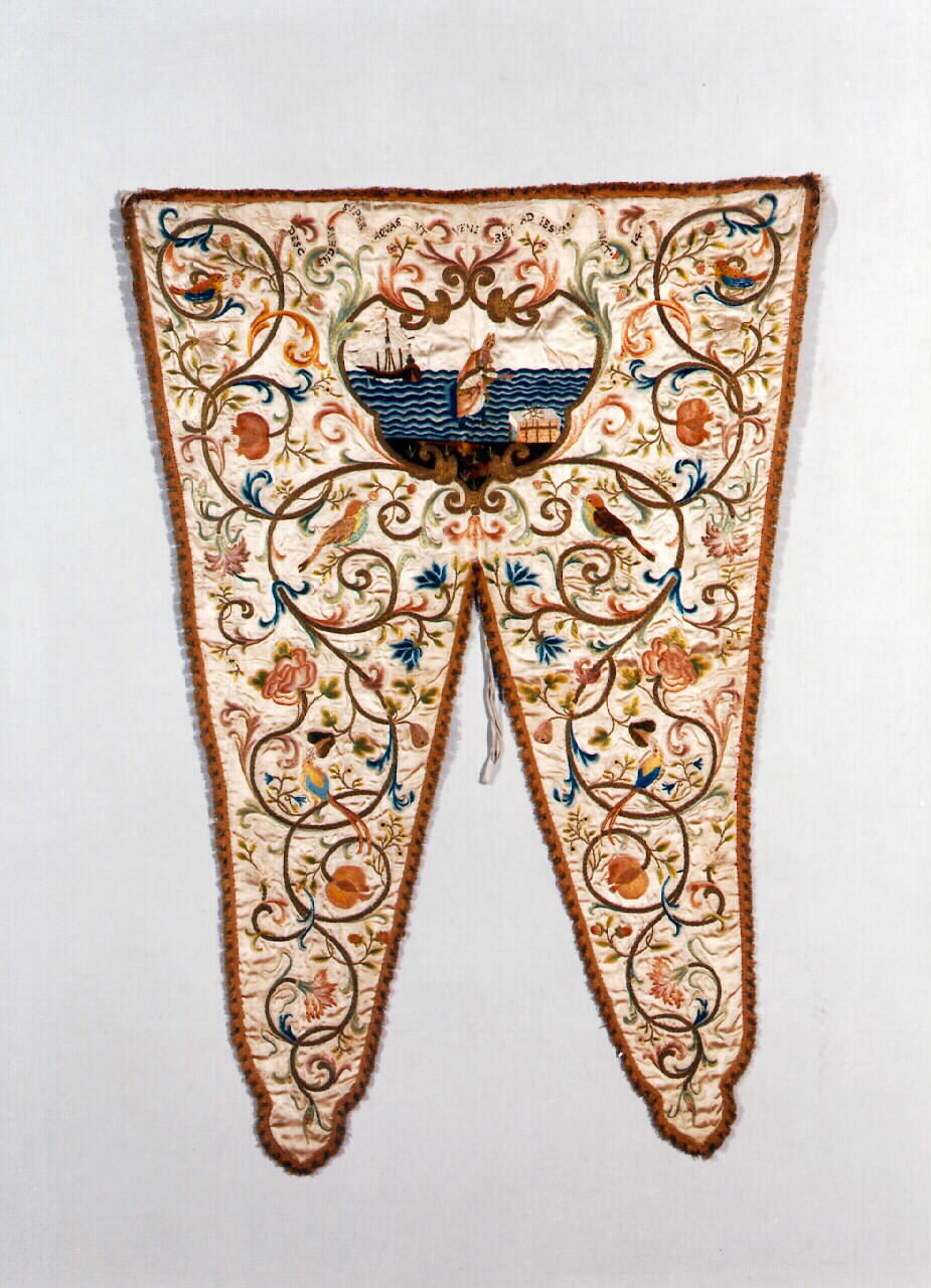 stendardo - manifattura siciliana (Prima metà sec. XVIII)