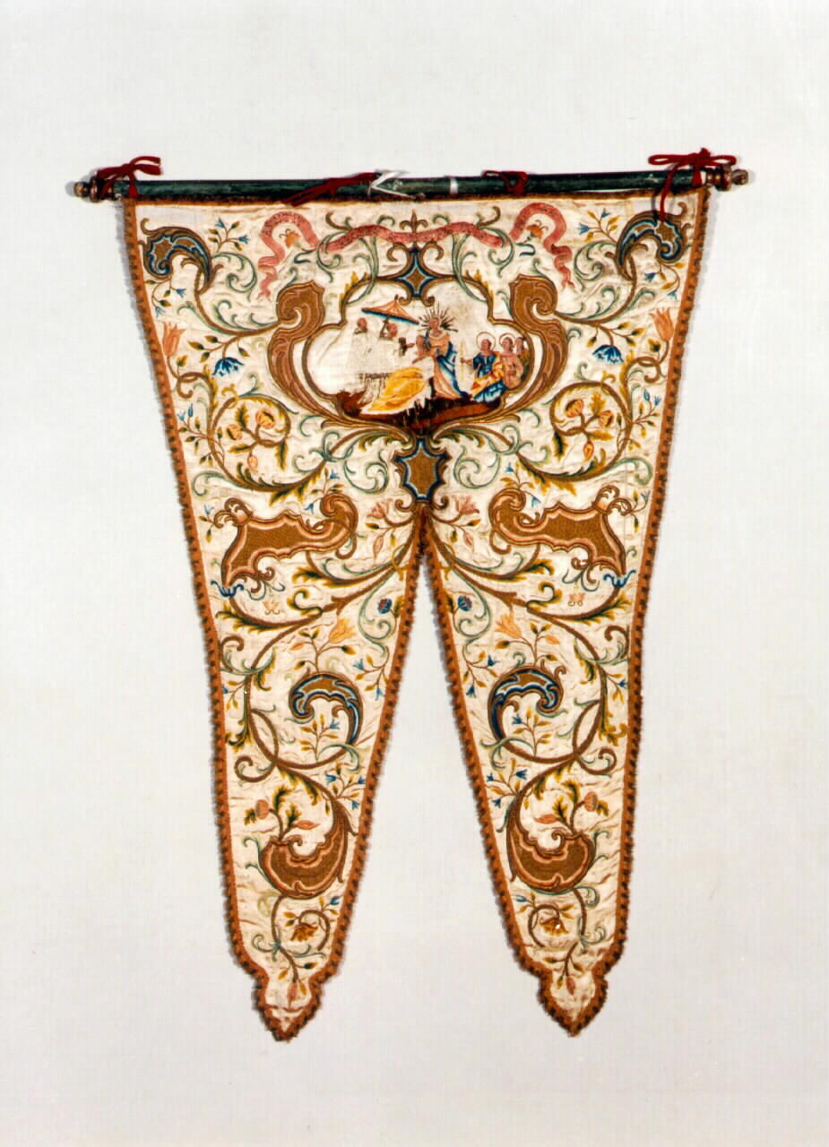 stendardo, serie - manifattura siciliana (Prima metà sec. XVIII)