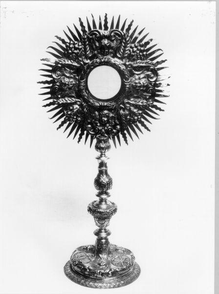 ostensorio - ambito toscano (sec. XVIII)