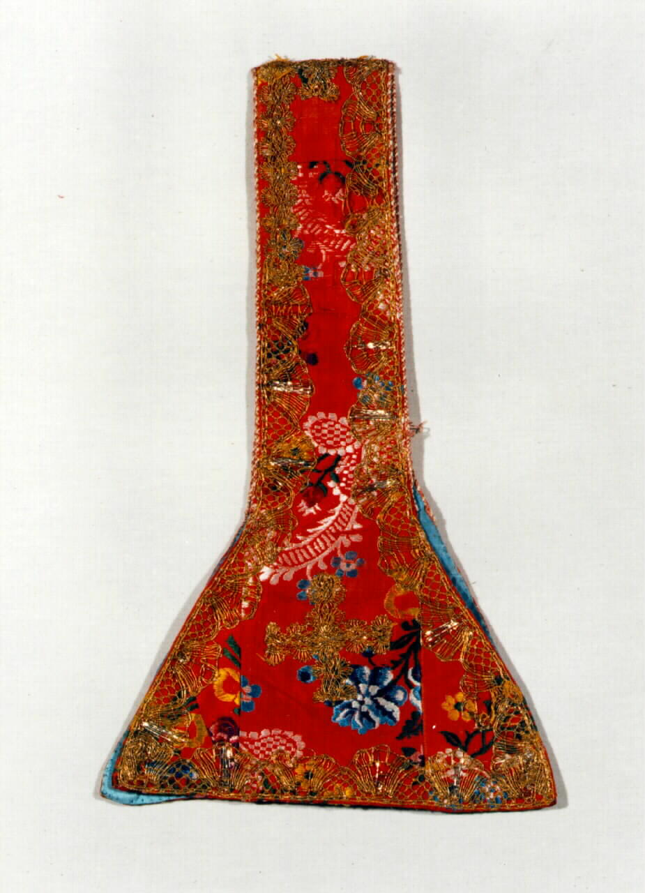 manipolo - manifattura siciliana (ultimo quarto sec. XVIII)