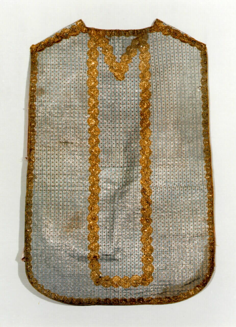 pianeta - manifattura siciliana (ultimo quarto sec. XVIII)