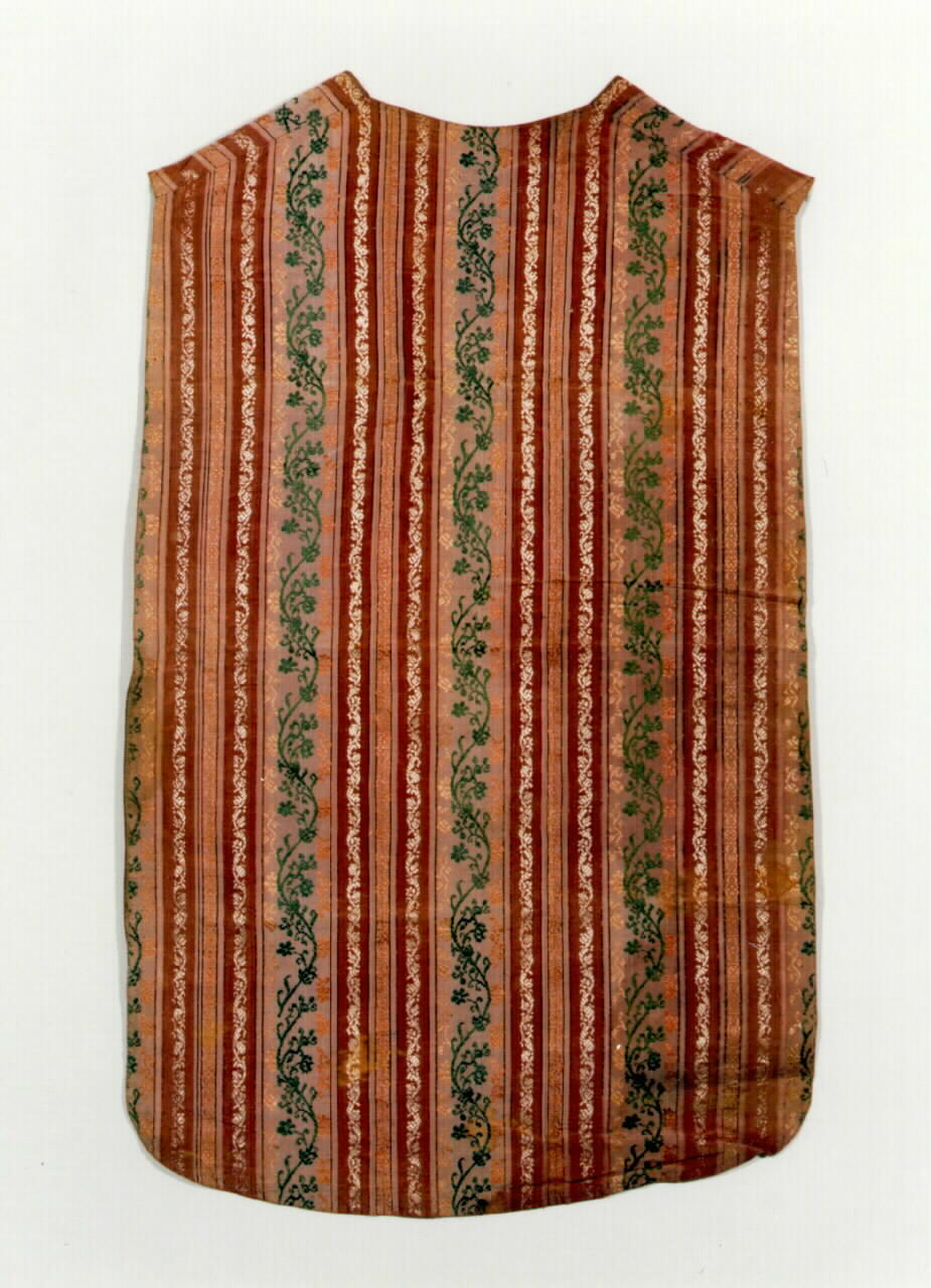 pianeta - manifattura siciliana (ultimo quarto sec. XVIII)