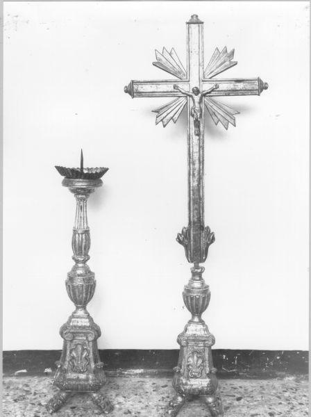 servizio d'altare, serie - ambito toscano (inizio sec. XIX)