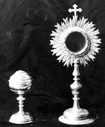 ostensorio di Nuti Ottavio (sec. XVIII)