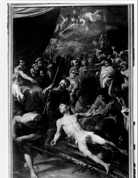 MARTIRIO DI SAN LORENZO (dipinto) di Lanfranco Giovanni (secondo quarto sec. XVII)