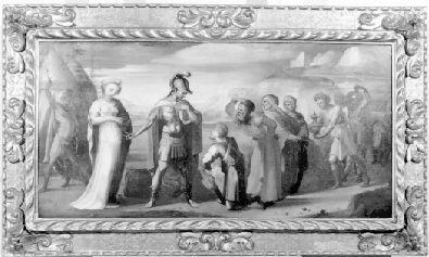 CONTINENZA DI SCIPIONE (dipinto) di Mecarino Domenico detto Beccafumi (sec. XVI)