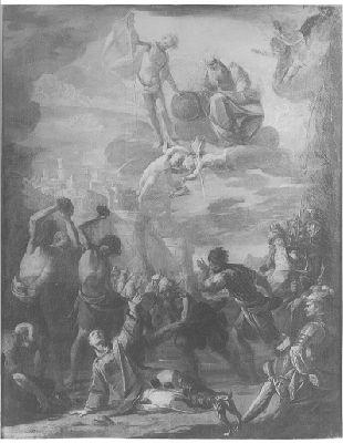 LAPIDAZIONE DI SANTO STEFANO (dipinto) di Assereto Gioacchino (sec. XVII)