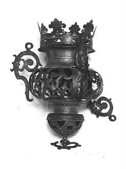 lampada pensile - bottega lucchese (fine sec. XVII)