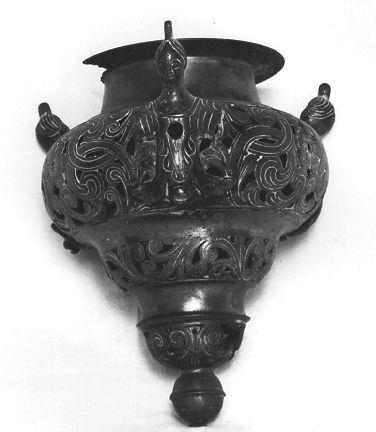 lampada pensile - bottega lucchese (sec. XVII)