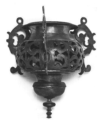 lampada pensile - bottega lucchese (sec. XVII)