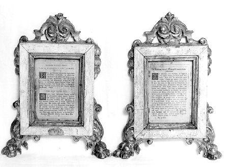 cartagloria, serie - bottega lucchese (sec. XVIII)