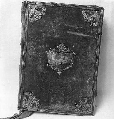 coperta di libro liturgico - ambito romano (sec. XIX)