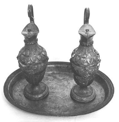 servizio di ampolline - bottega lucchese (sec. XIX)