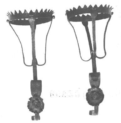 torciera, serie - bottega versiliese (fine sec. XVIII)