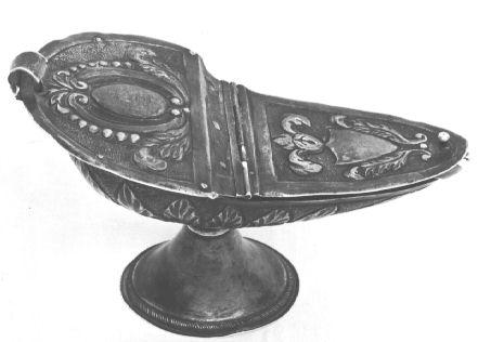 navicella portaincenso - bottega lucchese (sec. XIX)
