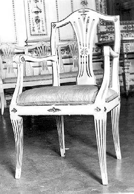 poltroncina, serie - manifattura italiana (sec. XX)