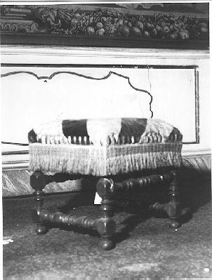 sgabello - manifattura toscana (sec. XVII)