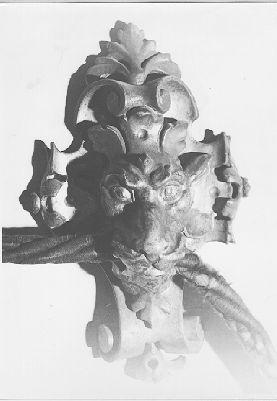 testa di leone (protome, serie) - manifattura lucchese (sec. XVII)