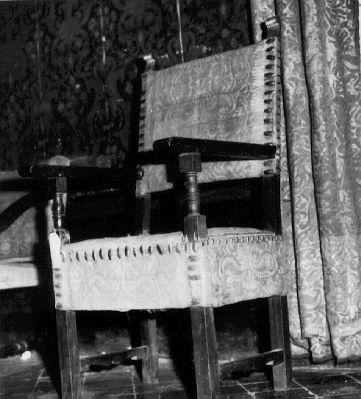 seggiolone, serie - manifattura lucchese (metà sec. XVII)