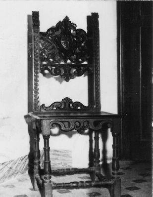 sedia - manifattura lucchese (sec. XVIII)