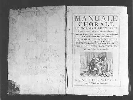 coperta di libro liturgico - ambito veneziano (sec. XVIII)