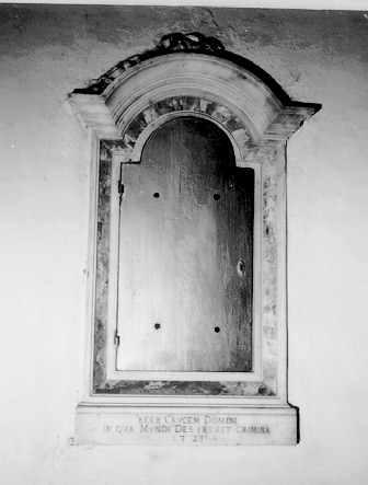 tabernacolo murale, serie - bottega versiliese (sec. XVIII)