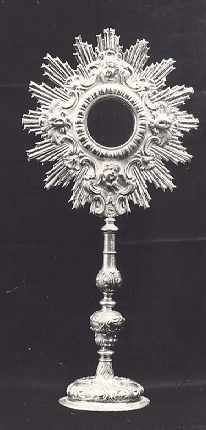 ostensorio di Mazzi Antonio (inizio sec. XVIII)