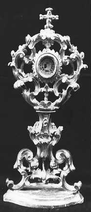 reliquiario - ambito italiano (sec. XVIII)