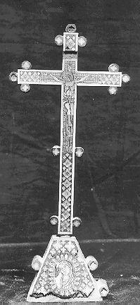 croce da tavolo - ambito gerosolimitano (fine sec. XVIII)