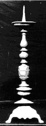 candeliere, serie - ambito lucchese (sec. XVII)