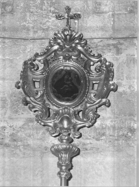 Madonna con Bambino (emblema di confraternita) - bottega lucchese (inizio sec. XIX)