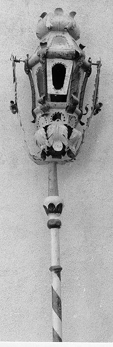 lanterna processionale, serie - ambito lunigianese (inizio sec. XIX)